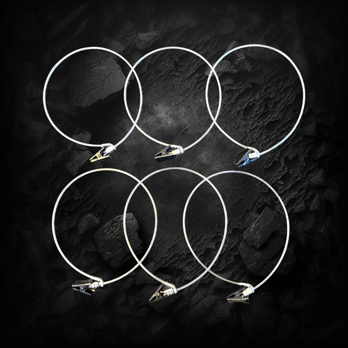 (4) 12oz Basic Round Snares, (4) 4oz Coin Dead Weights and (6) Detachable Loops